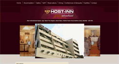 Desktop Screenshot of hotelhost-inn.com